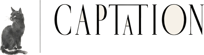Logo CAPTATION avec un chat